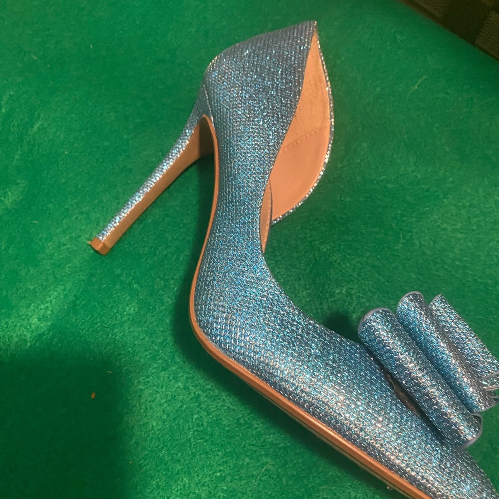 Blue heels